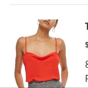 Topshop cowl neck camisole